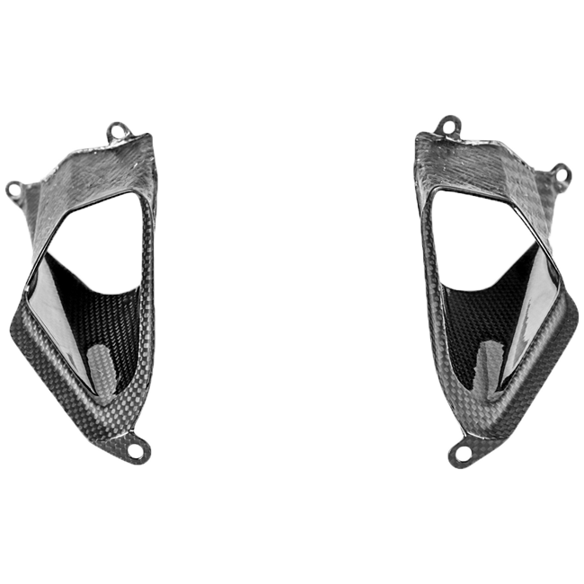 Fullsix carbon rear seat air intakes for Ducati Panigale 1199 in gloss finish