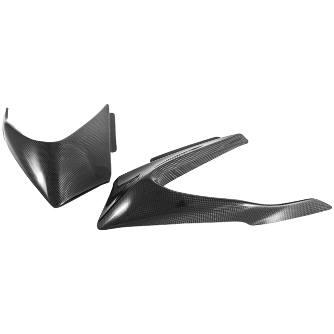 Fullsix carbon front fairing extension set for Ducati Panigale 1199, 200 Plain glossy finish