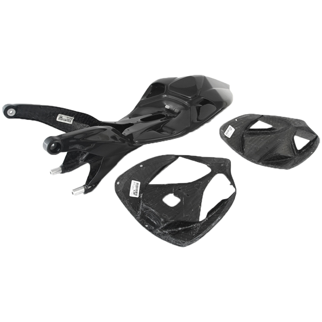 Fullsix carbon monocoque tail section for Ducati Panigale 1199 R S