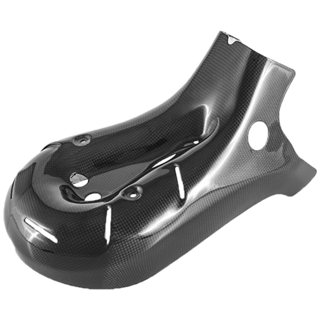Fullsix carbon header heat shield for Ducati Panigale 1199 R S 2012-2017