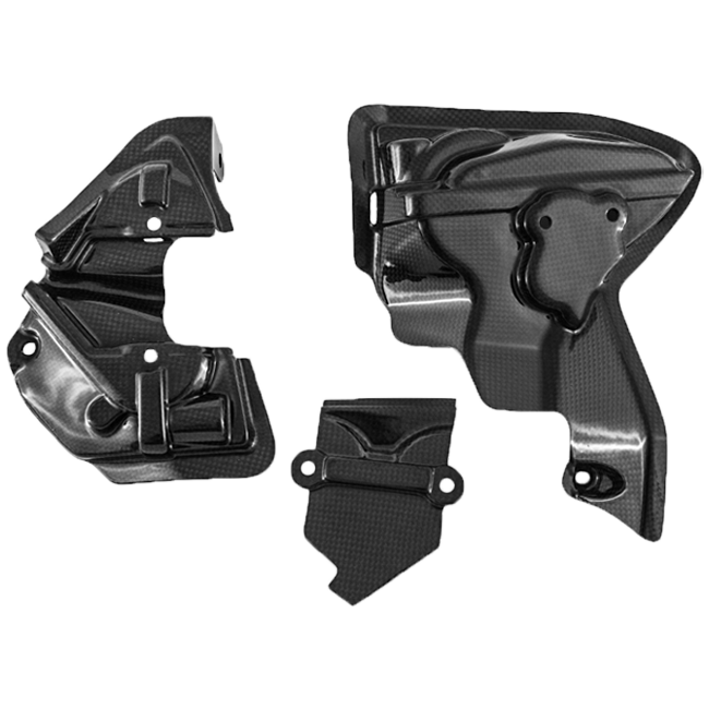 Fullsix carbon cylinder head cover set for Ducati Panigale 1199 in gloss finish