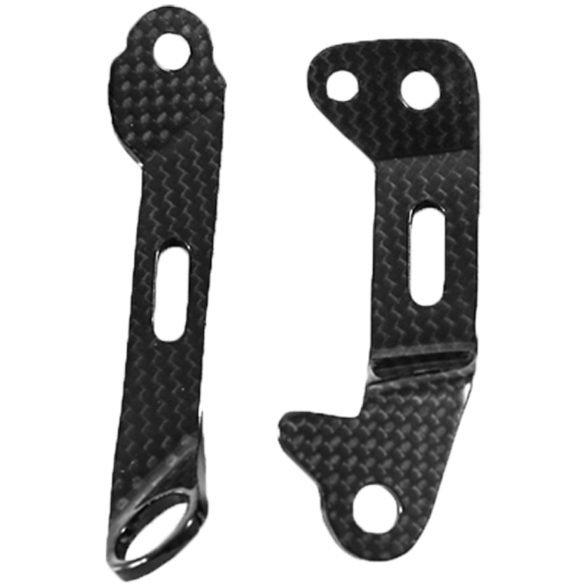 Fullsix carbon brake and clutch reservoir bracket set for Ducati Panigale V2 955