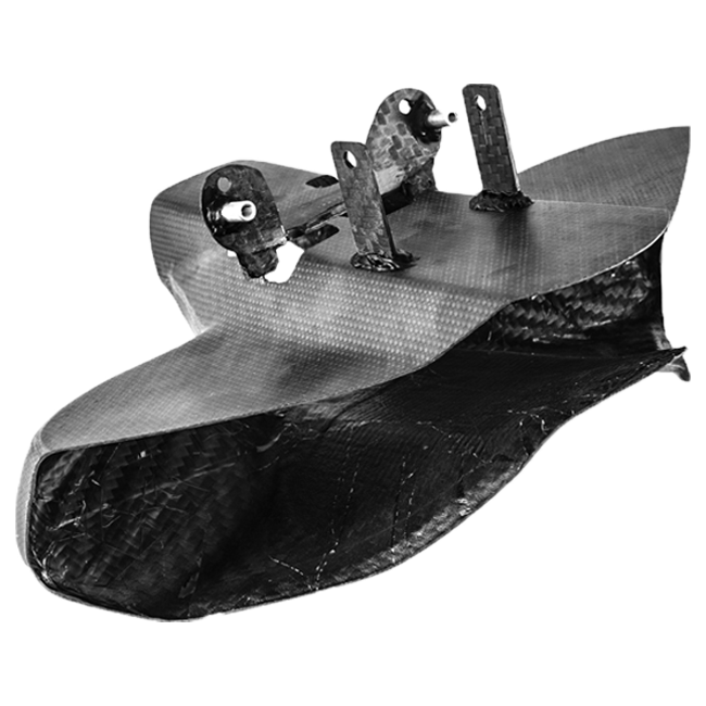 Fullsix Carbon Oversize air duct set for Ducati Panigale 1299/S, 200 Plain weave