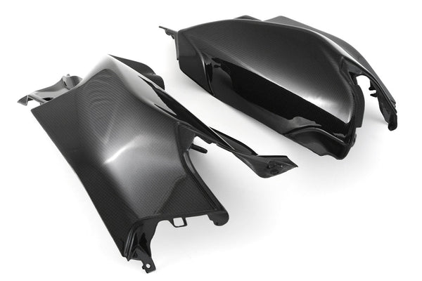 Fullsix carbon inner fairing panels for Ducati Panigale V4/S 2025-2026 in glossy finish