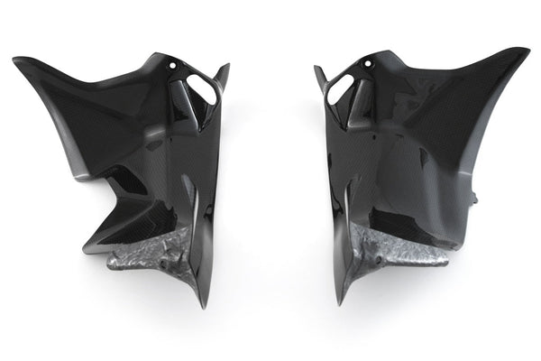 Fullsix carbon fibre wind channel cover set for Ducati Panigale V4/S 2025-2026, 200 Plain weave