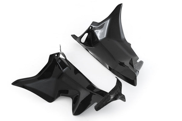 Fullsix carbon fibre wind channel cover set for Ducati Panigale V4/S 2025-2026, 200 Plain weave