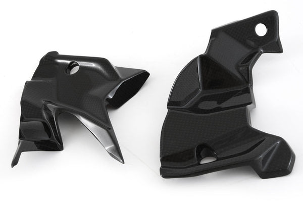Fullsix carbon electronics cover set for Ducati Panigale V4/S 2025-2026, glossy finish
