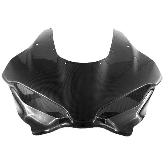 Fullsix race carbon front fairing for Ducati Panigale V4/S 2025-2026, 200 Plain weave