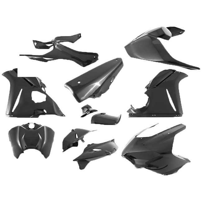 Fullsix 200 plain carbon complete fairing kit for Ducati Panigale V4/S 2025-2026