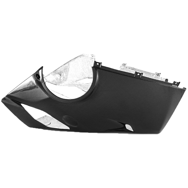Fullsix carbon fairing belly pan for Ducati Panigale V4/S/R 2018-2021, aftermarket exhaust version