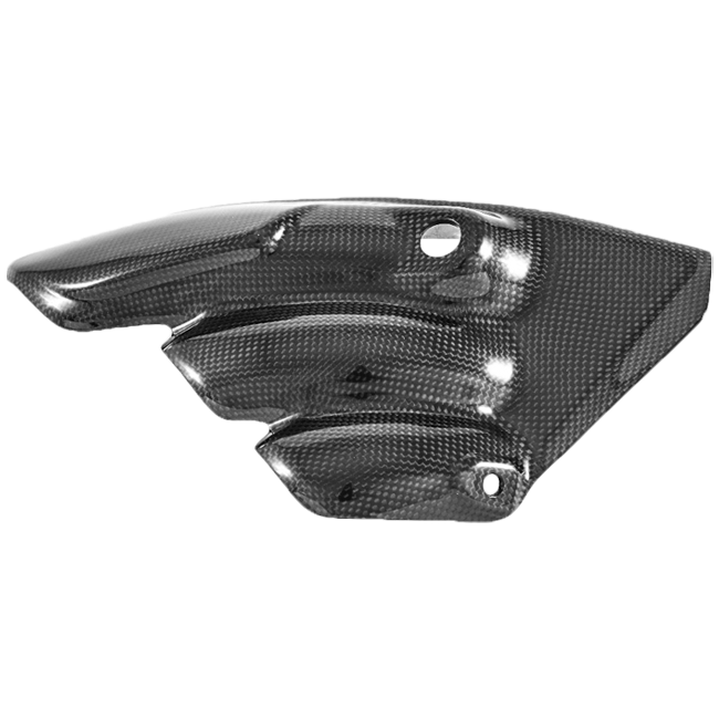 Fullsix carbon exhaust heat shield for MV Agusta F3 675/800 in gloss finish
