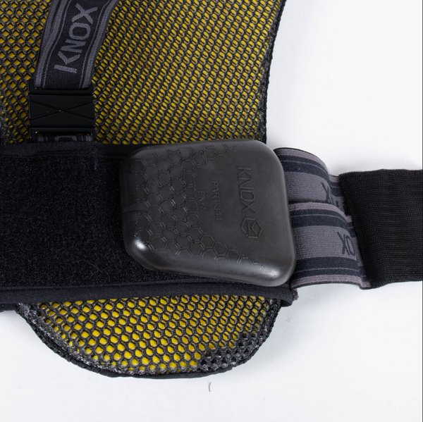 Knox Micro-Lock Air MK2 back protector in black, unisex, EN 1621-2:2014 Level 2