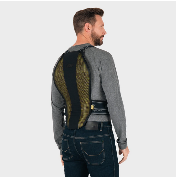 Knox Micro-Lock Air MK2 back protector in black, unisex, EN 1621-2:2014 Level 2