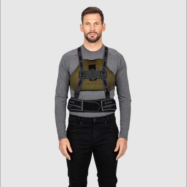 Knox Micro-Lock Chest Protector in black, men's, CE Level 1 certified