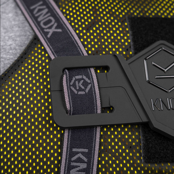 Knox Micro-Lock Chest Protector in black, men's, CE Level 1 certified