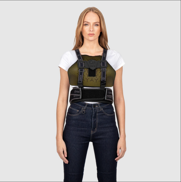 Knox Micro-Lock chest protector for women in black