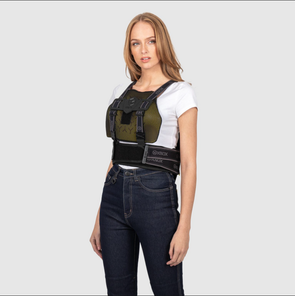 Knox Micro-Lock chest protector for women in black