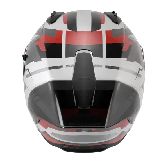 Nolan N60-6 Sport Corsa 356 full-face helmet in white, black and red metallic finish