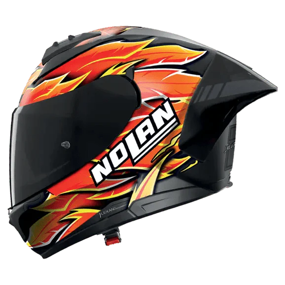 Nolan N60-6 Sport full-face helmet Andrea Iannone The Maniac Replica 2025 matte black gold red