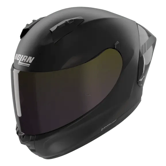 Nolan N60-6 Sport helmet Irido 334 matte black finish with iridium visor, side view