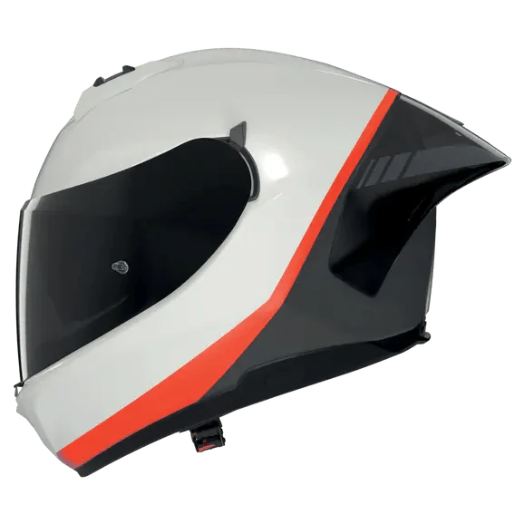 Nolan N60-6 Sport full-face helmet Verniciatura Speciale pearl white black orange 347