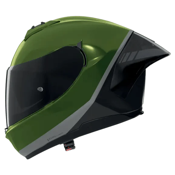 Nolan N60-6 Sport Verniciatura Speciale full-face helmet in metallic green, black and anthracite, colour 351