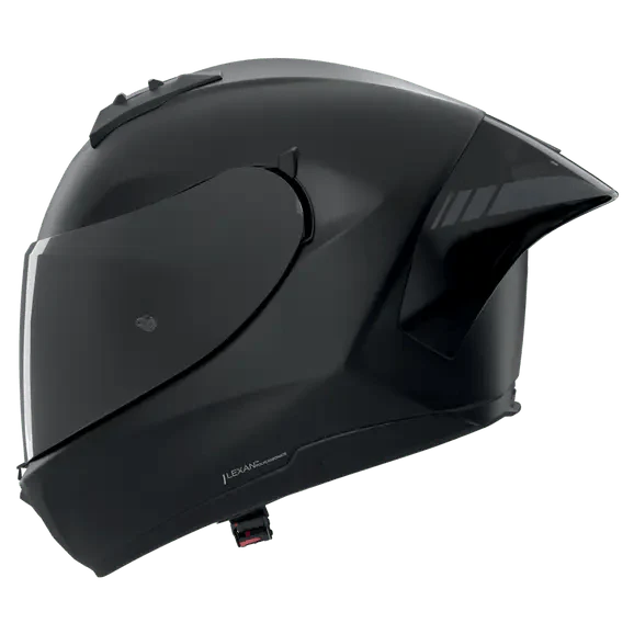 Nolan N60-6 Sport Argento 333 full-face helmet in matte black and silver with metallic silver visor