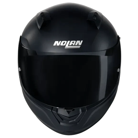 Nolan N60-6 Sport Argento 333 full-face helmet in matte black and silver with metallic silver visor
