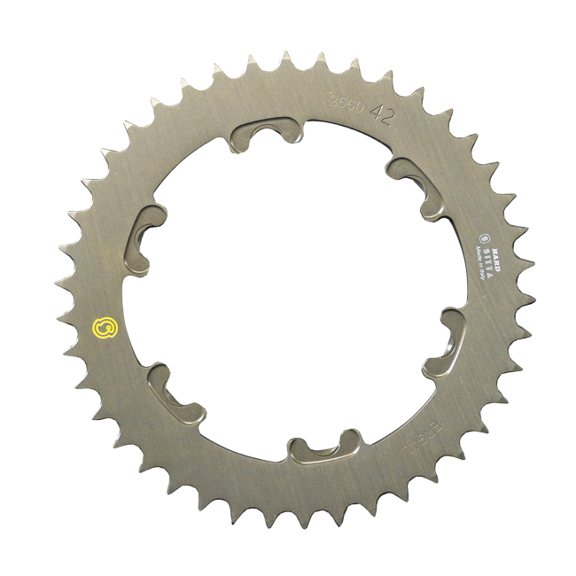 Sitta 266D hard-anodised aluminium rear sprocket for Ducati Panigale single-sided swingarm