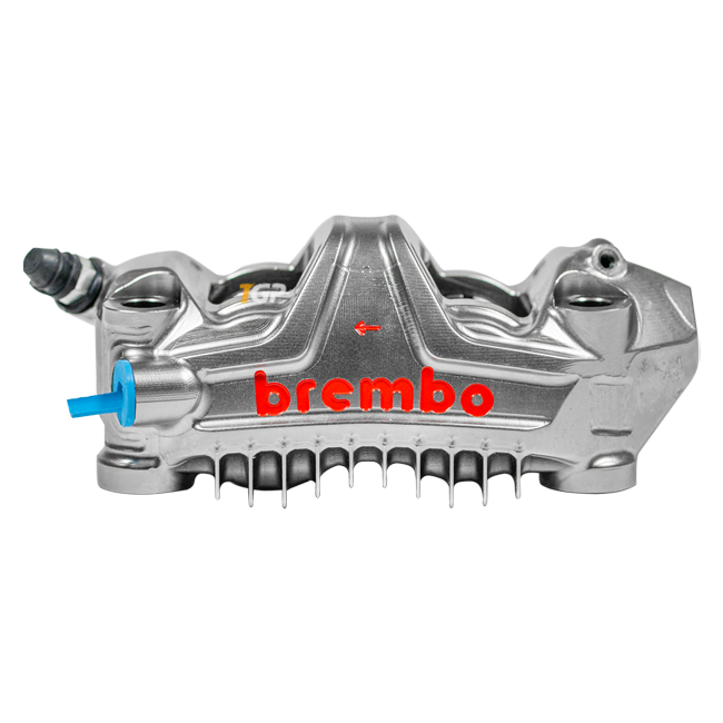Brembo Racing Moto2 P4/34-38 Monoblock Brake Caliper Left 108mm XC1FV10 nickel finish