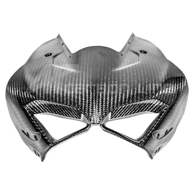 AP Carbon Line 400g twill carbon SBK front fairing mask for Ducati Panigale V4 V4S V4R 2022-2024
