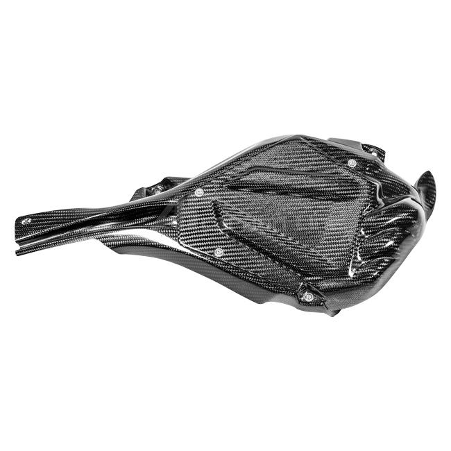 AP Carbon Line 200g twill carbon ECU cover with cooling duct for Yamaha YZF-R1/M RN65