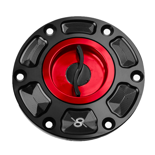 Bonamici Racing FC090 quick-release fuel cap for MV Agusta F3 675/800 in anodised finish