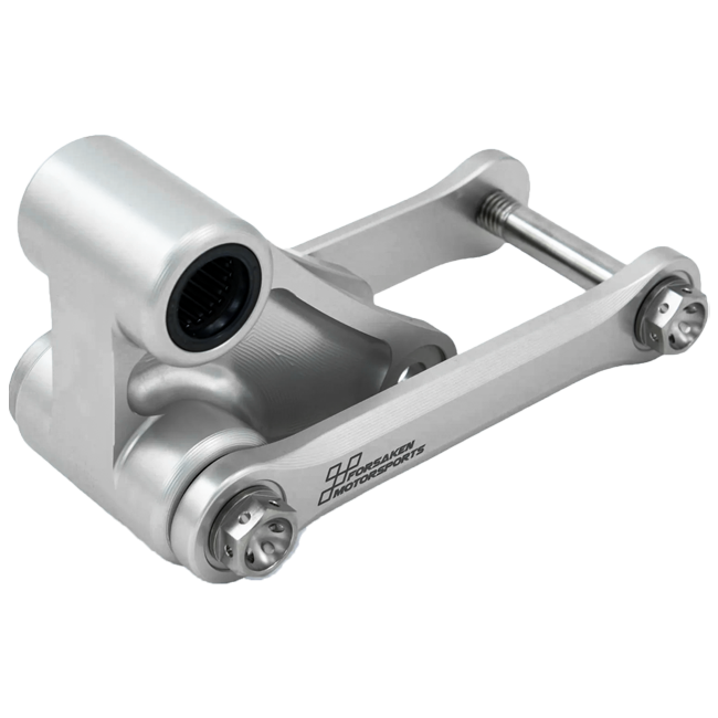 Forsaken Motorsport linear rocker link for Ducati Panigale V4/S 2018–2024, aluminium billet