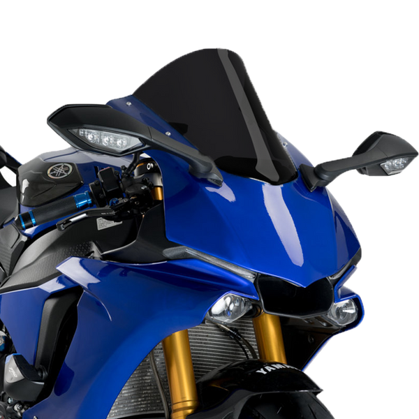 Puig R-Racer windshield for Yamaha YZF-R1/M RN32 RN49 2015–2019, transparent finish