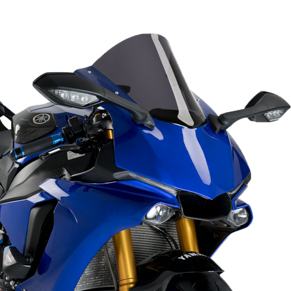 Puig R-Racer windshield for Yamaha YZF-R1/M RN32 RN49 2015–2019, transparent finish