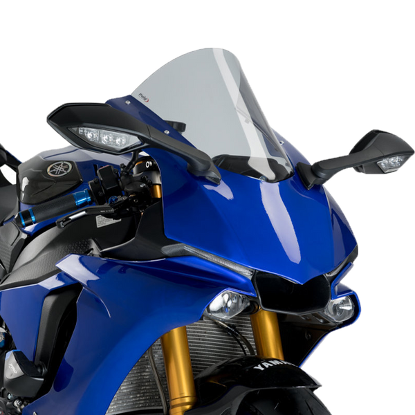Puig R-Racer windshield for Yamaha YZF-R1/M RN32 RN49 2015–2019, transparent finish