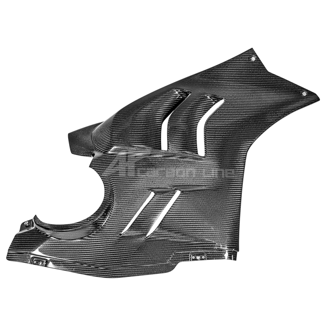 AP Carbon Line 200g twill carbon SBK right side panel for Ducati Panigale V4 2022-2024