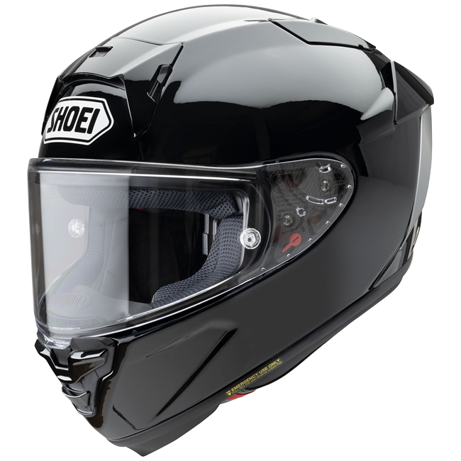 Shoei X-SPR PRO full-face racing helmet in gloss black