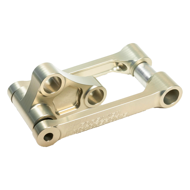 Forsaken Motorsport linear suspension linkage for BMW S1000RR K46, black anodised billet aluminium
