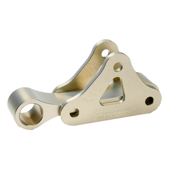 Forsaken Motorsport linear suspension linkage for Aprilia RSV4 RR RF 1100 Factory 2017–2026 aluminium billet