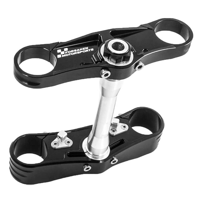 Forsaken Motorsport black anodised triple clamp for Honda CBR 1000 RR SC77 2017–2019