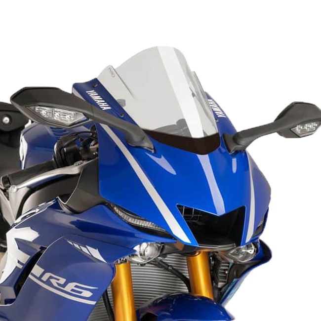 Puig Z-Racing windscreen for Yamaha YZF-R6 RJ27 in transparent finish, part 9723