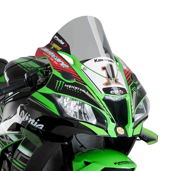 Puig R-Racer windscreen for Kawasaki ZX-10 R 2016–2020, part 9849