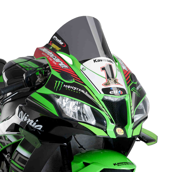 Puig R-Racer windscreen for Kawasaki ZX-10 R 2016–2020, part 9849