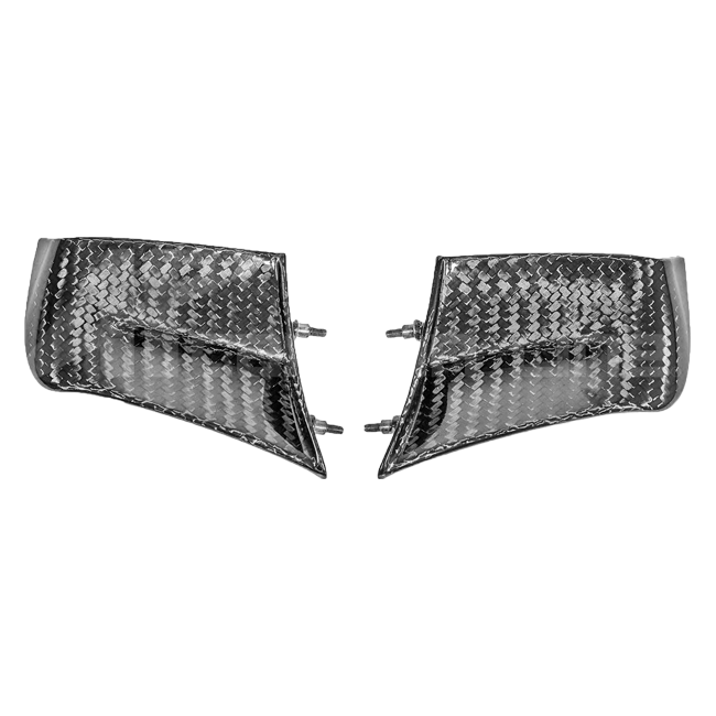 AP Carbon Line 400g twill carbon winglets for Ducati Panigale V4/S/R 2022–2024
