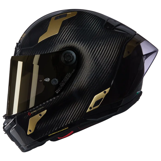 Nolan X-804 RS Ultra Carbon full-face helmet in Glossy Gold Aureo 330 finish