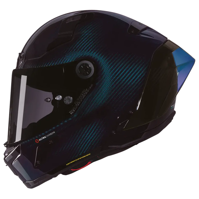 Nolan X-804 RS Ultra Carbon full-face helmet in Glossy Blue Liquido 328