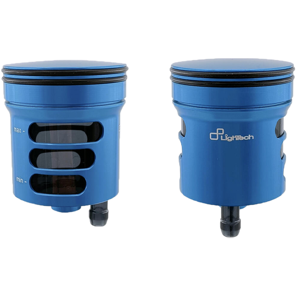 LighTech 30 cm³ CNC aluminium brake and clutch fluid reservoir in anodised colour finish