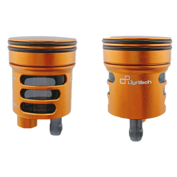 LighTech 16 cm³ CNC aluminium brake and clutch fluid reservoir in anodised colour finish
